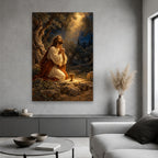 Not My Will Canvas Wall Art - Catholic Wall Art, hanging display