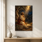 Not My Will Canvas Wall Art - Catholic Wall Art, gift presentation