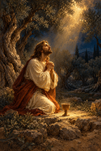 Not My Will Canvas Wall Art - Catholic Wall Art, lifestyle scene