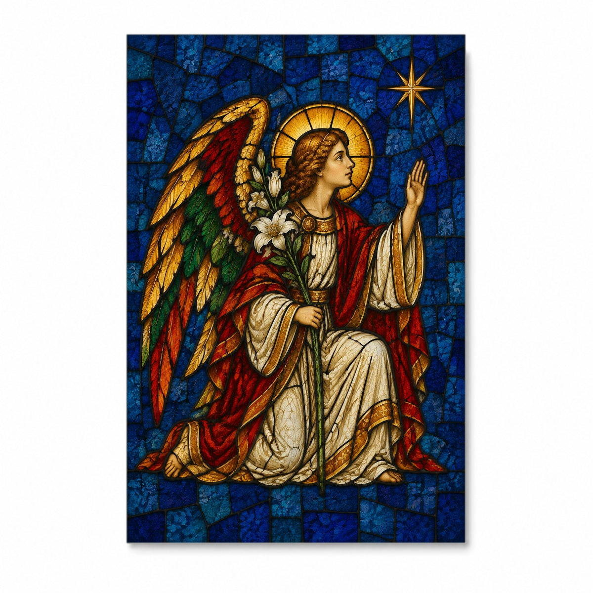 Nuntius Gabriel Canvas Wall Art - Catholic Wall Art, front view