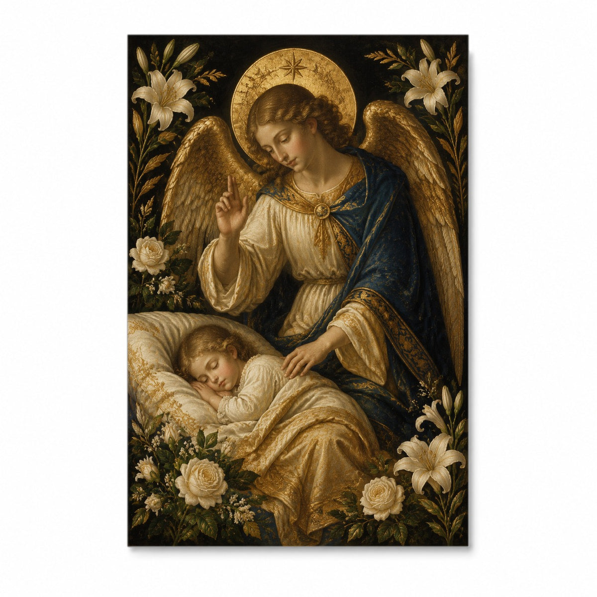 Nuntius Lucis V Canvas Wall Art - Catholic Wall Art, front view