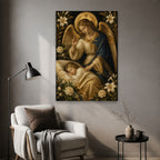 Nuntius Lucis V Canvas Wall Art - Catholic Wall Art, styled in the home