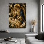 Nuntius Lucis V Canvas Wall Art - Catholic Wall Art, hanging display