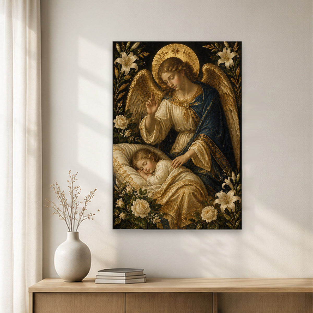 Nuntius Lucis V Canvas Wall Art - Catholic Wall Art, gift presentation