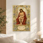 Passion Flower Ecce Homo Canvas Wall Art - Christian Wall Art, scale reference