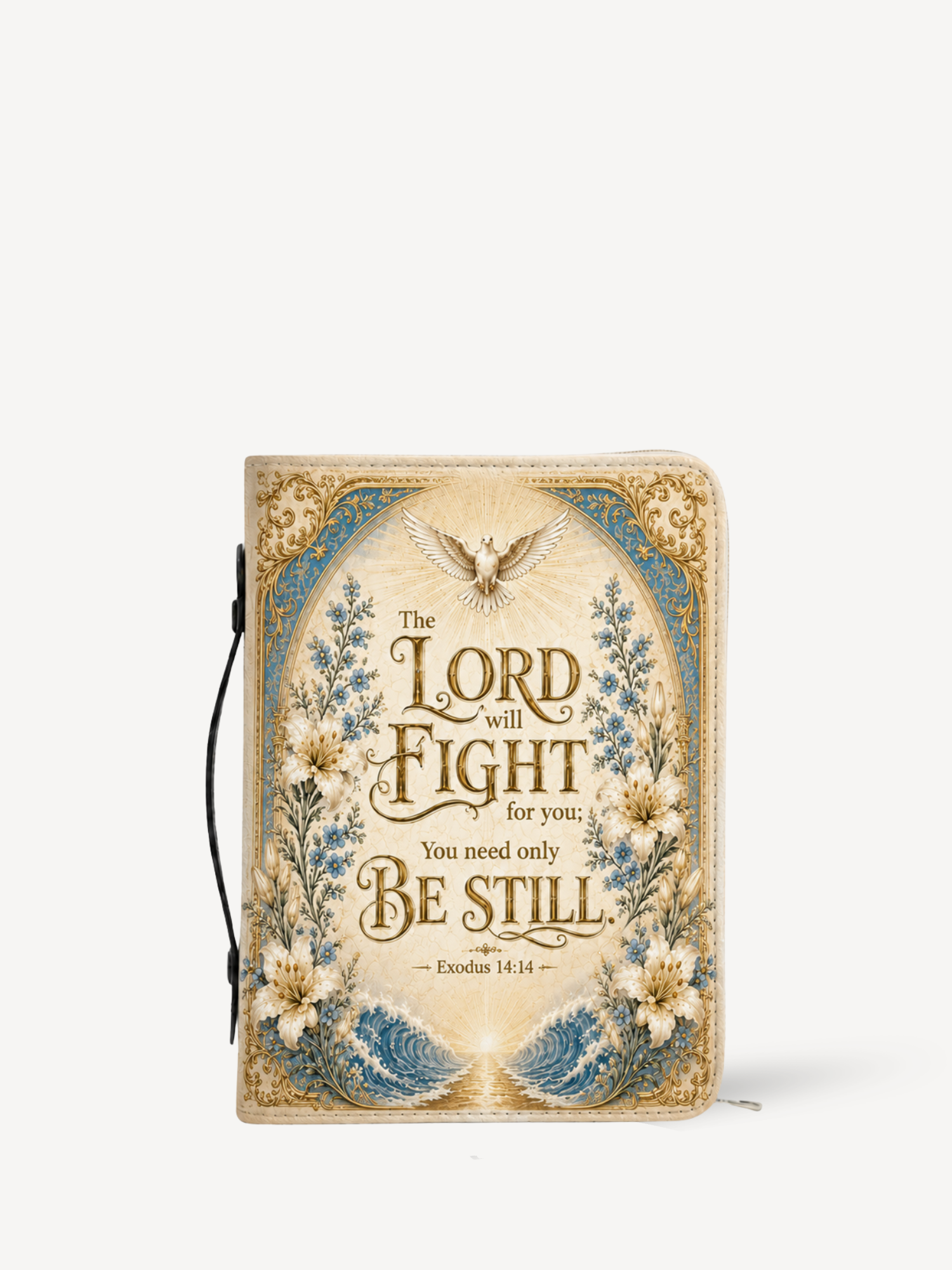 "Pax Domini" Bible Cover - Catholic Bible Cover, Front View