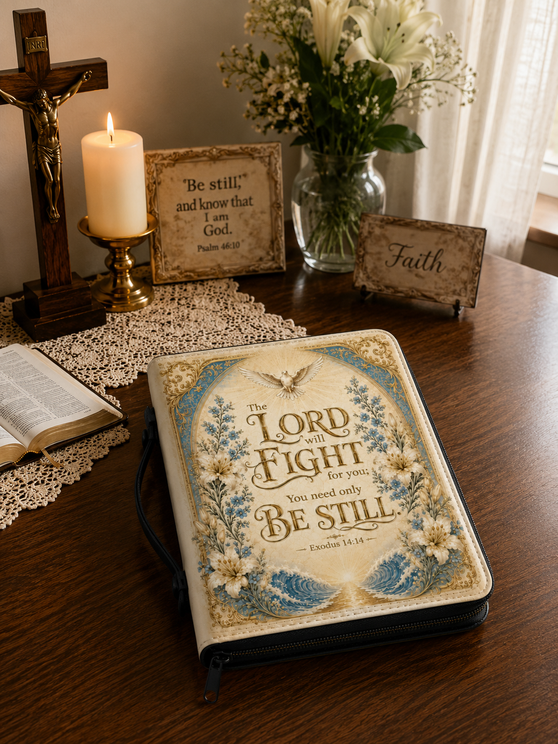 "Pax Domini" Bible Cover - Catholic Bible Cover, View 6