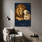 Pax Fortis Canvas Wall Art - Catholic Wall Art, styled in the home
