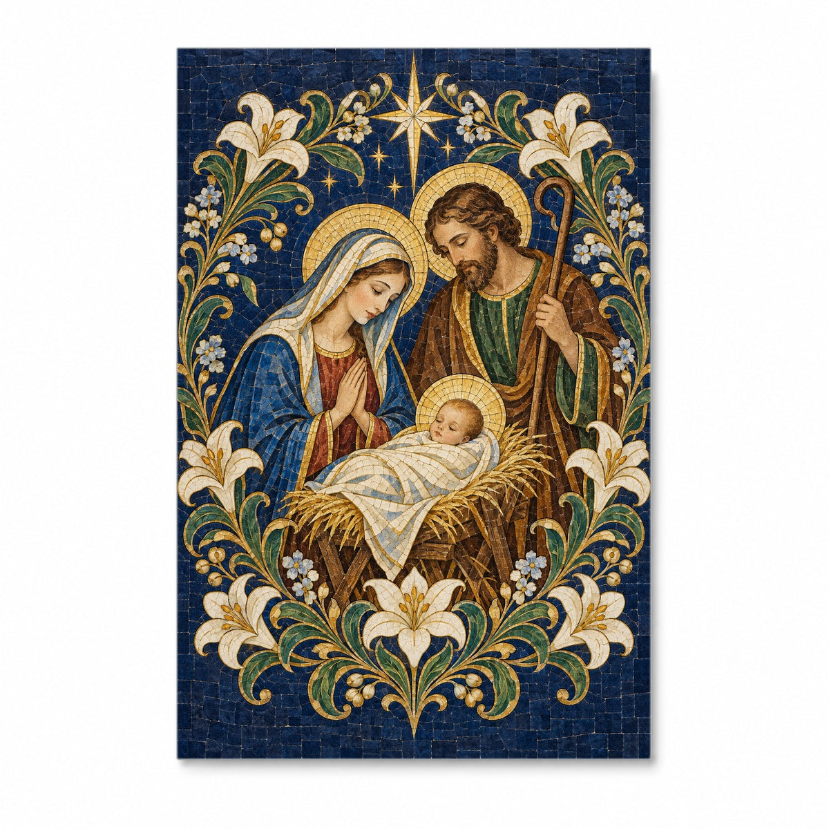 Praesepe II Canvas Wall Art - Catholic Wall Art, front view