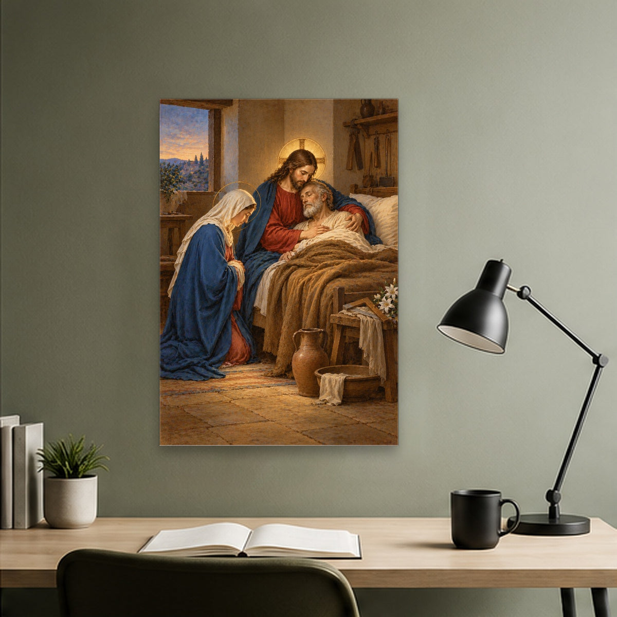 Precious in His Sight Canvas Wall Art - Christian Wall Art, close-up of the print