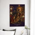 Puer Natus II Canvas Wall Art - Catholic Wall Art, detail view