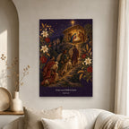 Puer Natus II Canvas Wall Art - Catholic Wall Art, scale reference