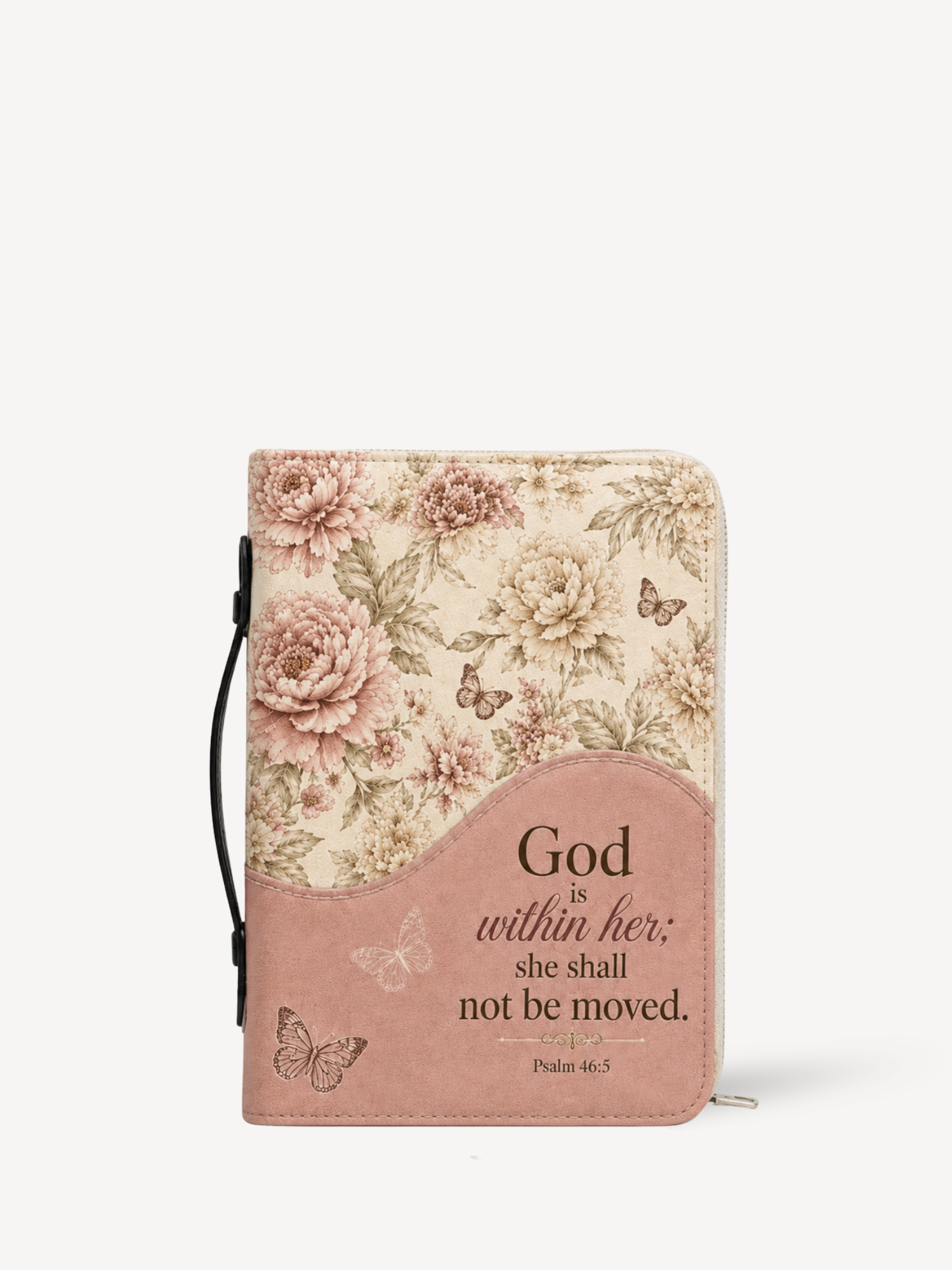 "Pure Bloom" Bible Cover - Catholic Bible Cover, Front View