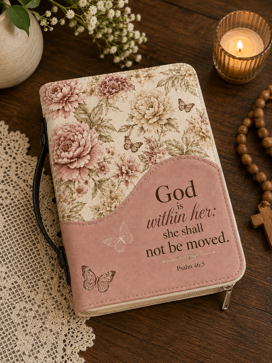 "Pure Bloom" Bible Cover - Catholic Bible Cover, View 6