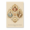 Quinque Fenestrae Canvas Wall Art - Catholic Wall Art, front view