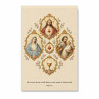 Quinque Fenestrae Canvas Wall Art - Catholic Wall Art, front view