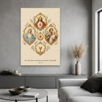 Quinque Fenestrae Canvas Wall Art - Catholic Wall Art, hanging display
