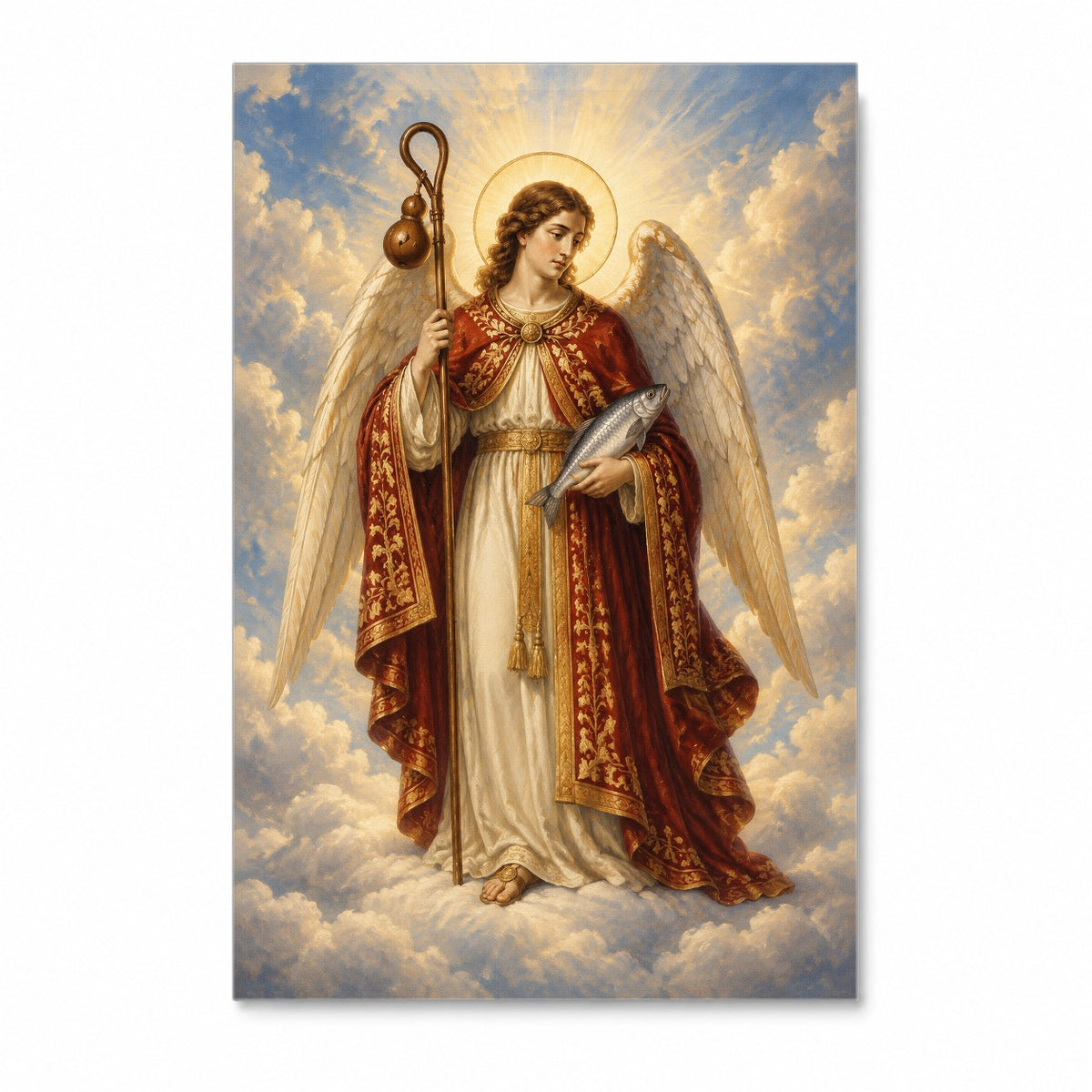 Raphael Rubeus Canvas Wall Art - Catholic Wall Art, front view