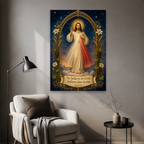 Rays Of Twilight Mercy Canvas Wall Art - Christian Wall Art, styled in the home
