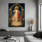 Rays Of Twilight Mercy Canvas Wall Art - Christian Wall Art, hanging display