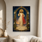 Rays Of Twilight Mercy Canvas Wall Art - Christian Wall Art, scale reference