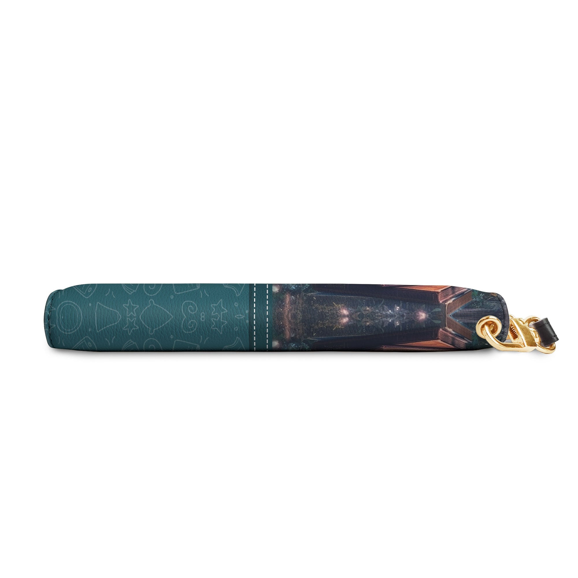 Reading Is A Ticket To Adventure HHRZ17012757WO Zip Around Leather Wallet