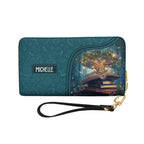 Reading Is A Ticket To Adventure HHRZ17012757WO Zip Around Leather Wallet