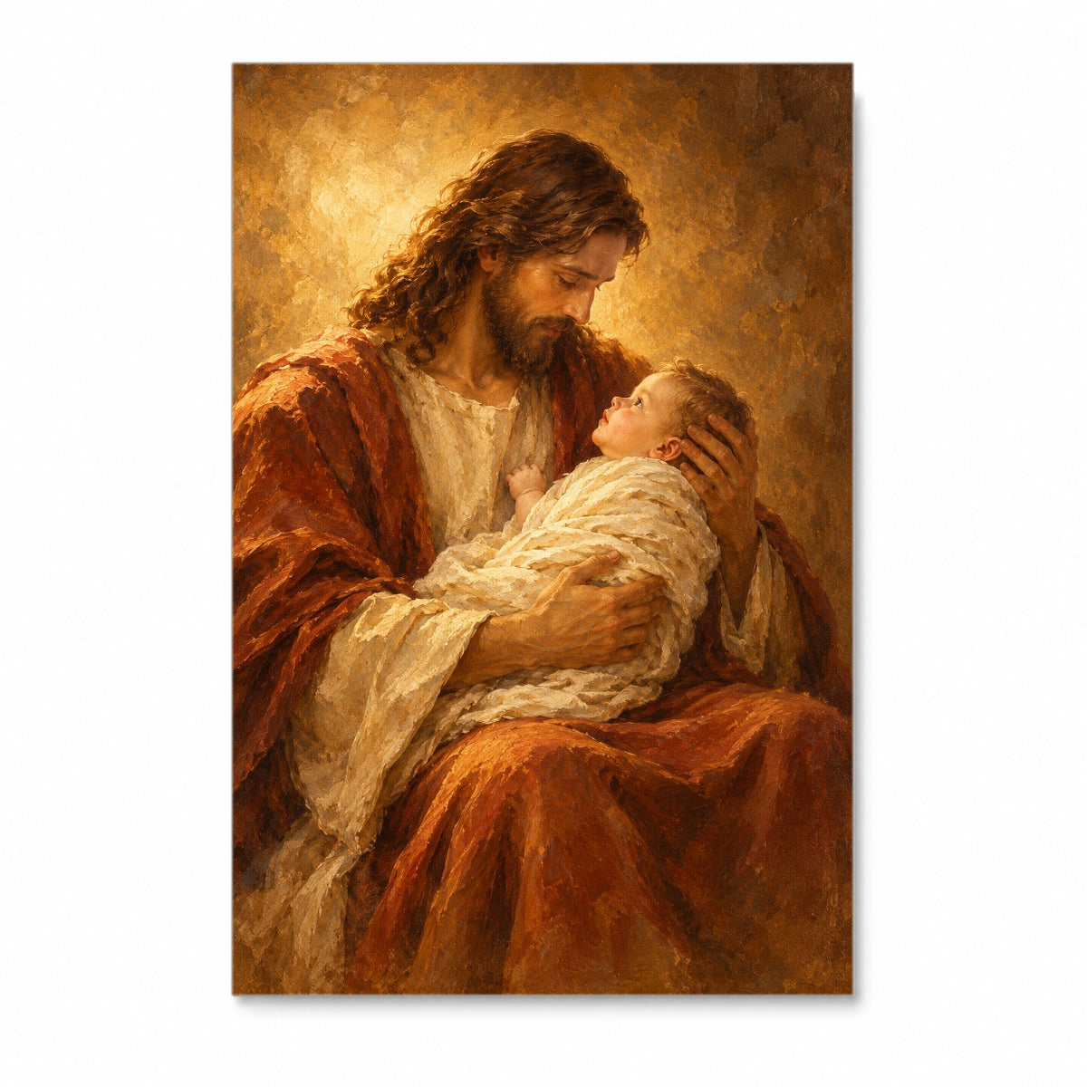 Receive the Child Canvas Wall Art - Catholic Wall Art, front view