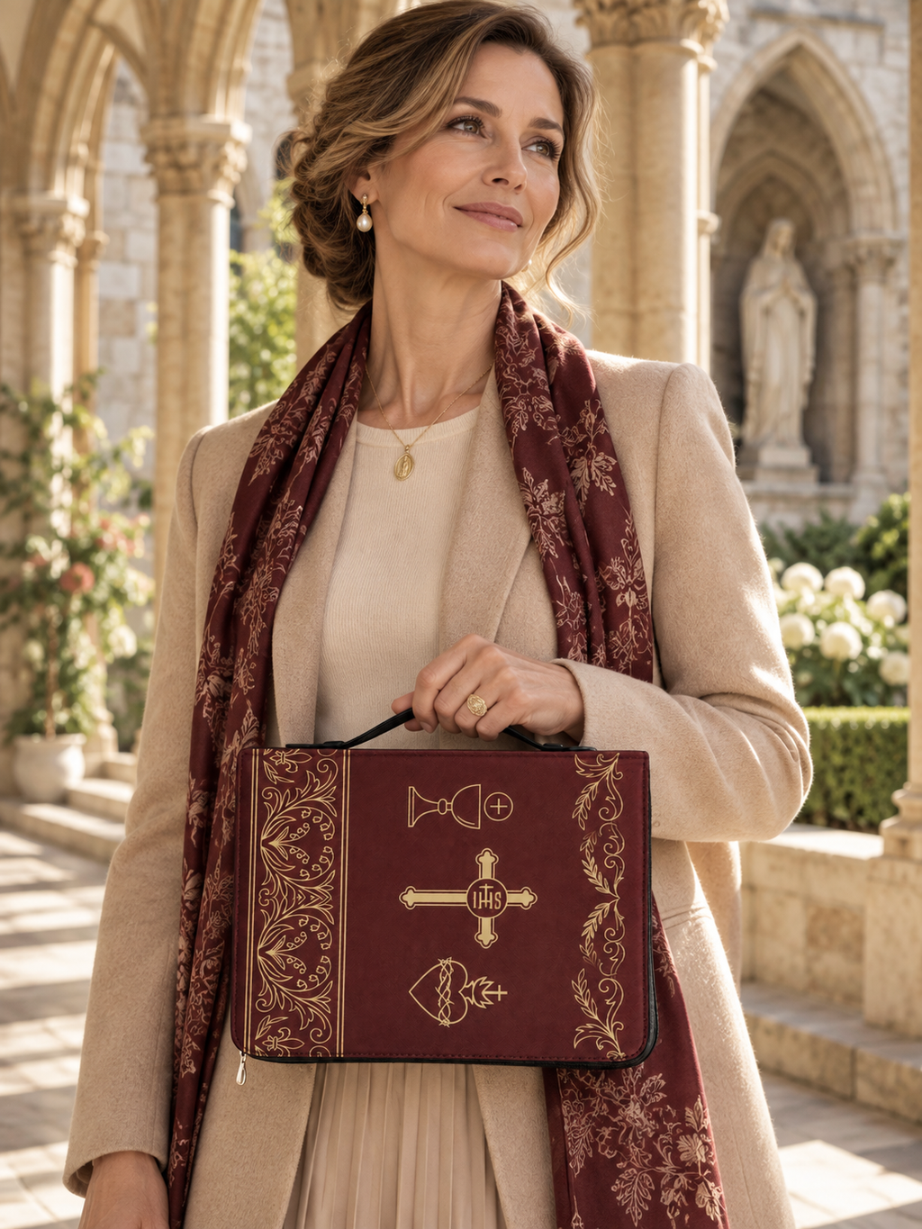Redemption Bible Cover - Leather Bible Cover, gift presentation