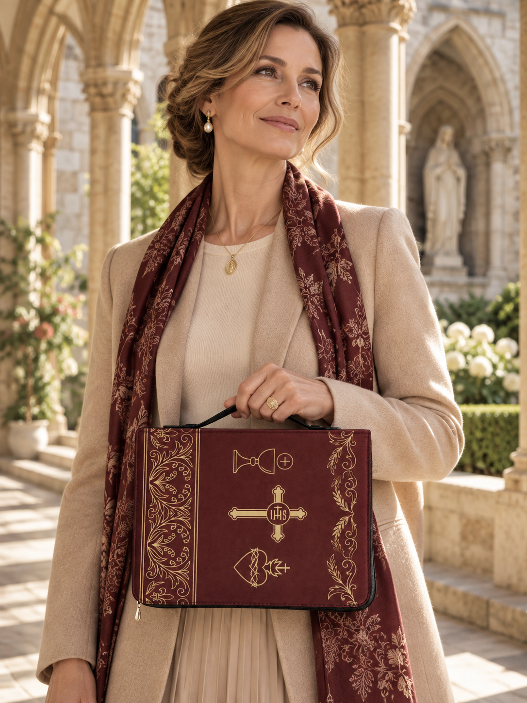 Redemption Bible Cover - Leather Bible Cover, gift presentation