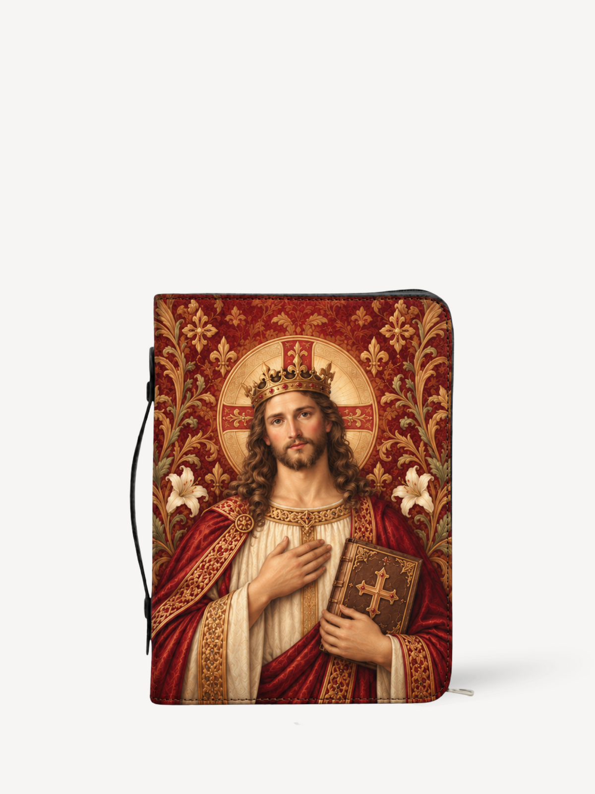 Regal Mercy Bible Cover - PU Leather Bible Cover, front view