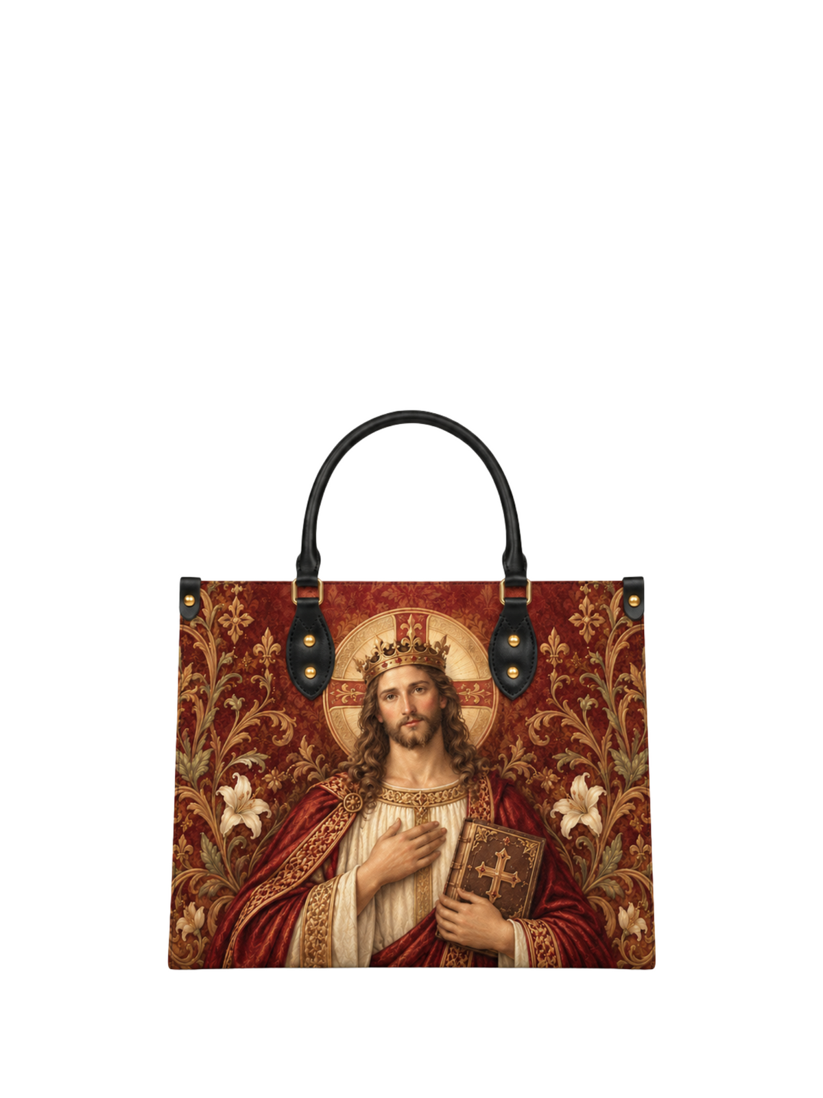 Regal Mercy PU Leather Handbag - Christian Handbag, front view