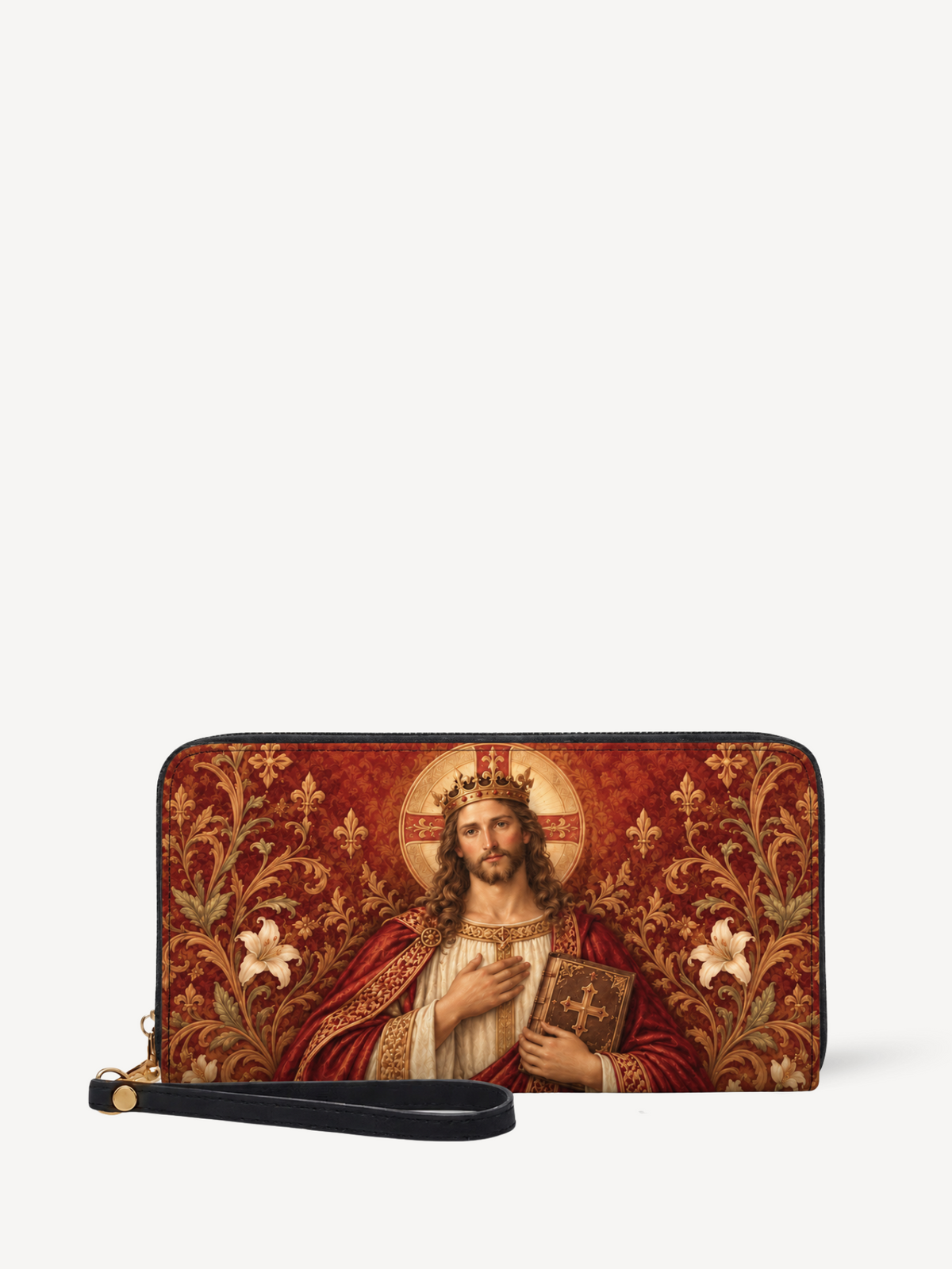 Regal Mercy PU Leather Wallet - Christian Wallet, front view