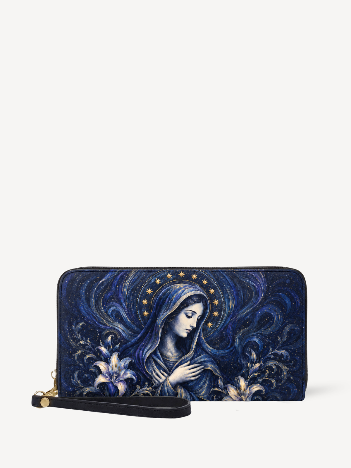 Regina Pacis PU Leather Wallet - Christian Wallet, front view