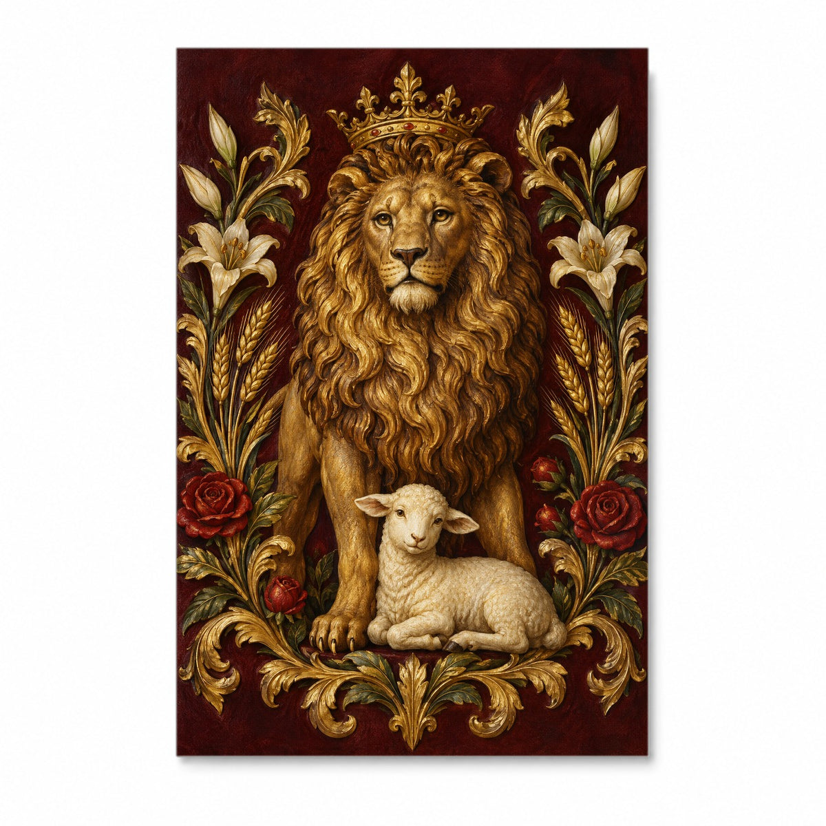 Requies Sancta Canvas Wall Art - Catholic Wall Art, front view