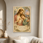Rest upon His Heart Canvas Wall Art - Christian Wall Art, gift presentation