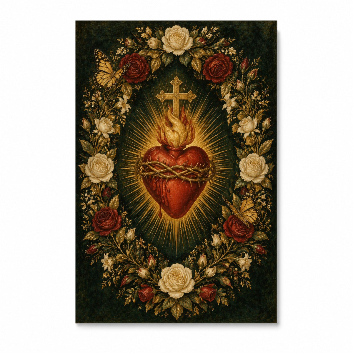 Rex Amoris IV Canvas Wall Art - Catholic Wall Art, front view