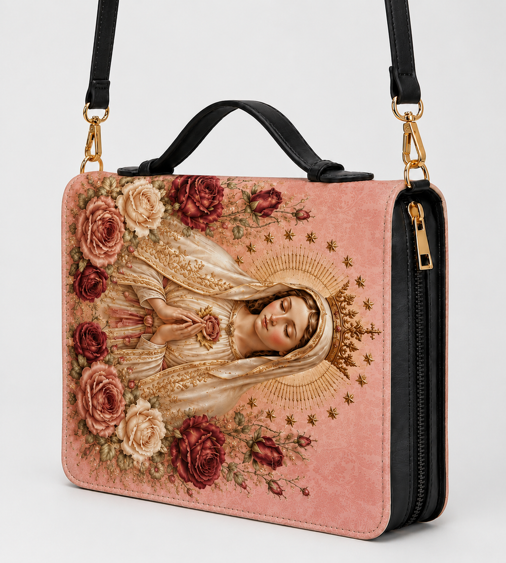 "Rosa Mystica" Bible Cover - Catholic Bible Cover, View 2