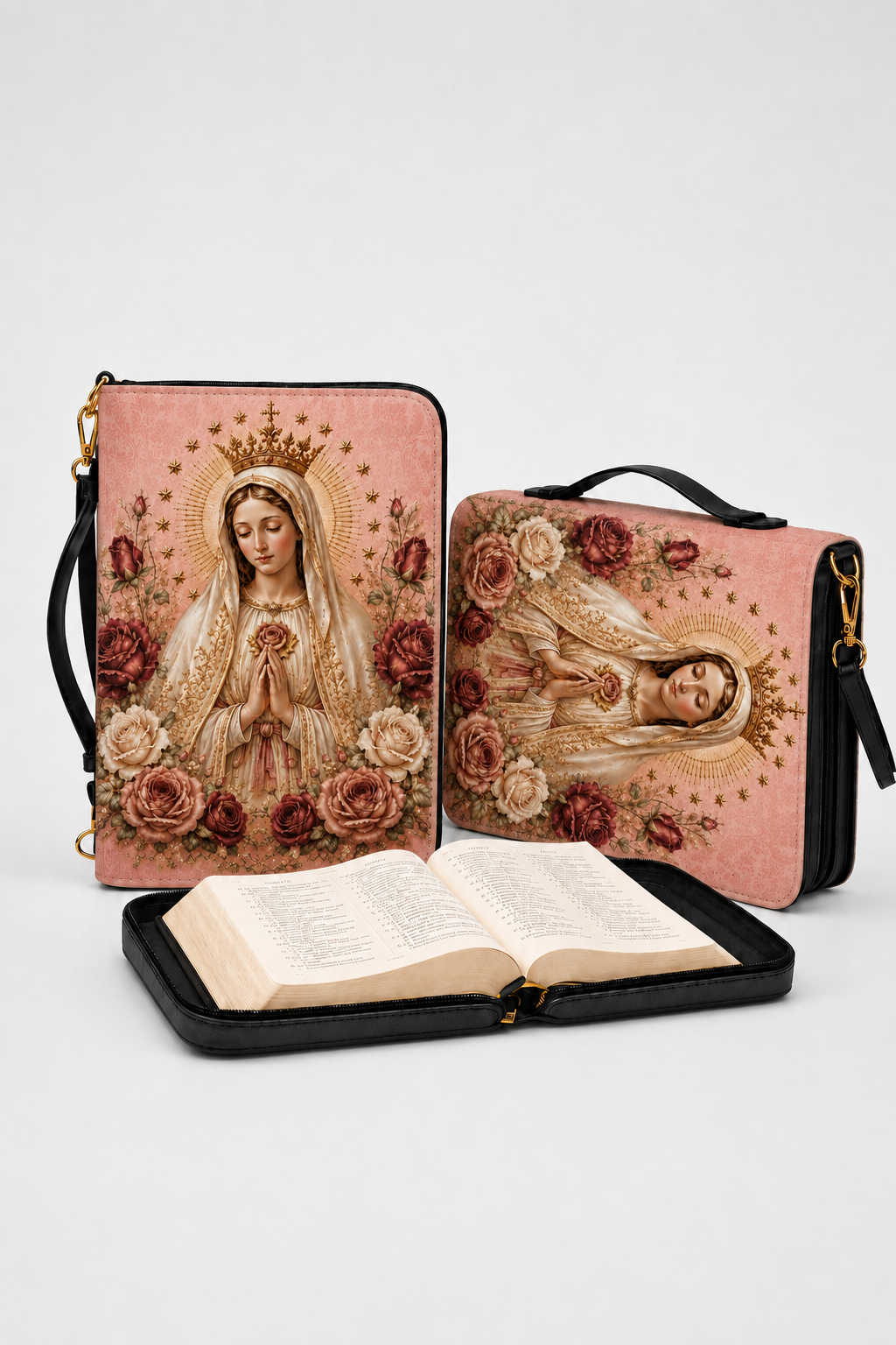 "Rosa Mystica" Bible Cover - Catholic Bible Cover, View 3