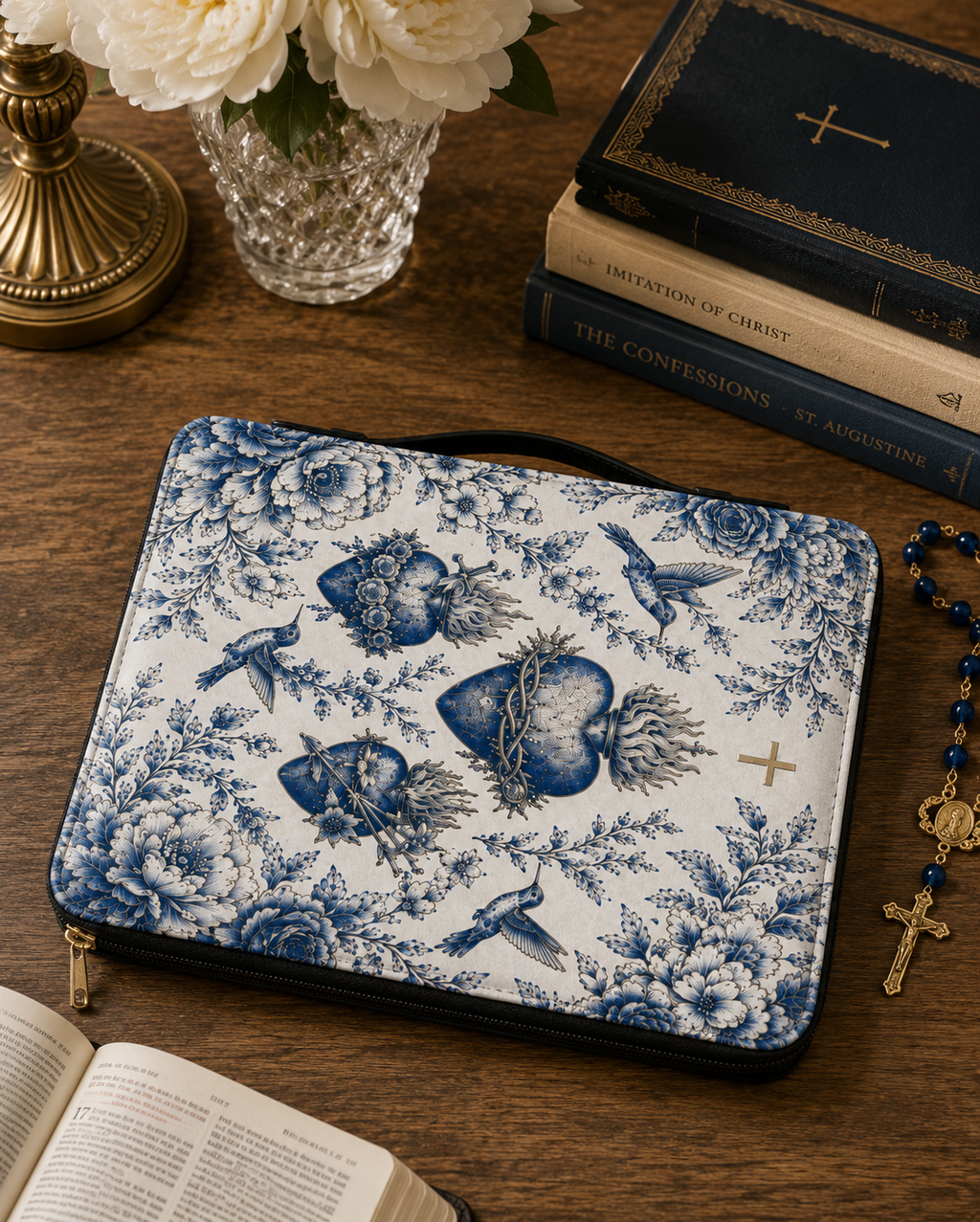 "Sacred Heart" Bible Cover - Catholic Bible Cover, View 6