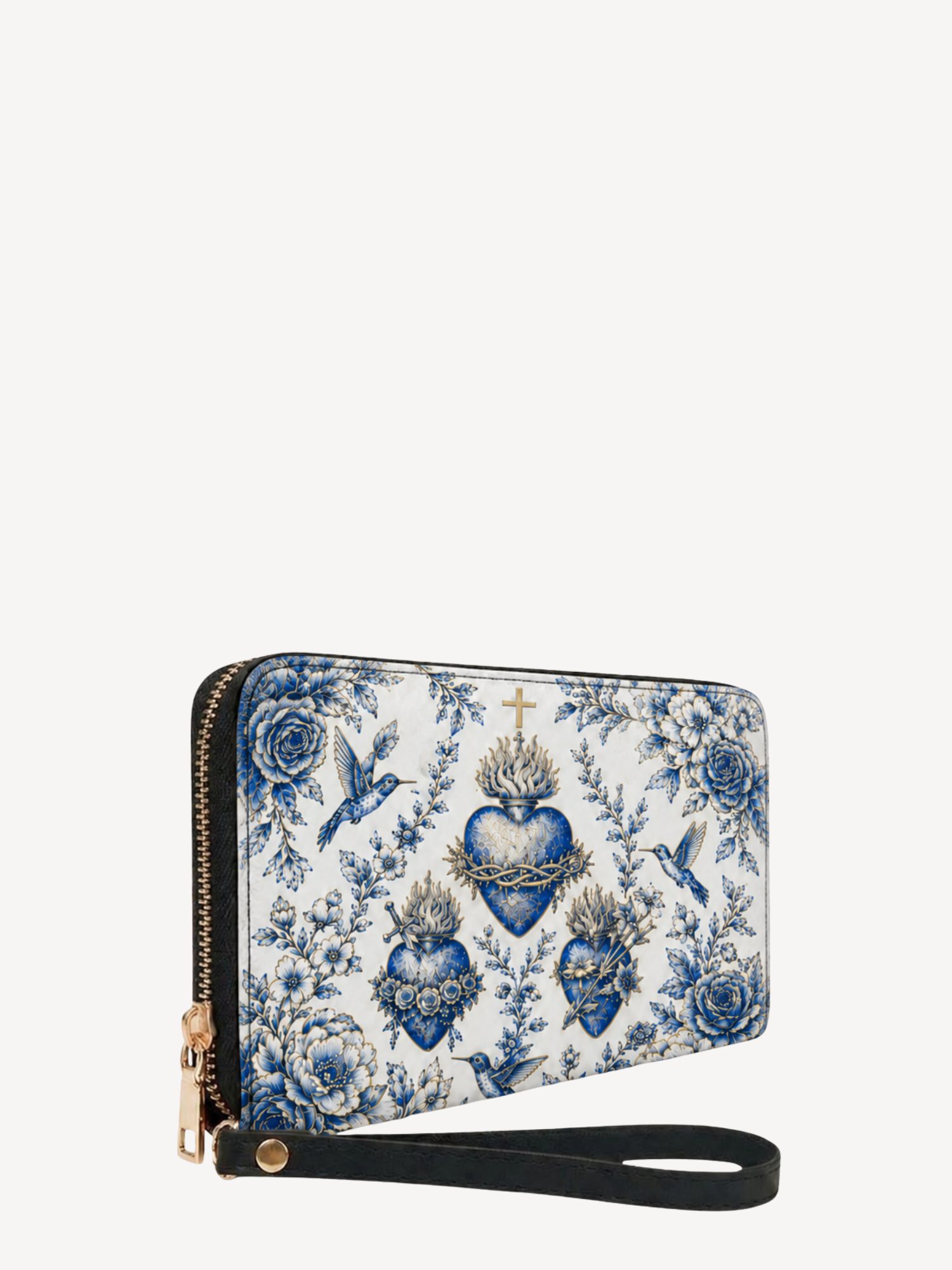 "Sacred Heart" Leather Wallet - Catholic Leather Wallet, View 2