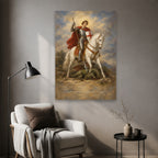 Saint George Personalized Canvas Wall Art - Canvas Wall Art, styled in the home