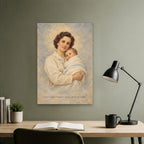 Saint Gianna Beretta Molla Personalized Canvas Wall Art - Canvas Wall Art, close-up of the print