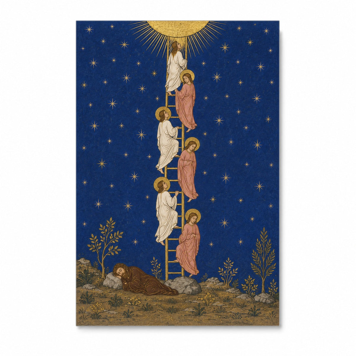 Scala Iacob Canvas Wall Art - Catholic Wall Art, front view