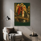 Scutum Fidei IV Canvas Wall Art - Catholic Wall Art, styled in the home