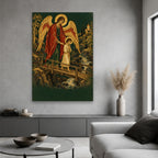 Scutum Fidei IV Canvas Wall Art - Catholic Wall Art, hanging display