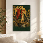 Scutum Fidei IV Canvas Wall Art - Catholic Wall Art, alternate angle