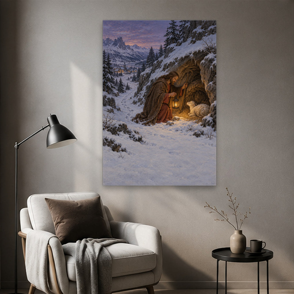 Seek Thy Servant Canvas Wall Art - Christian Wall Art, styled in the home
