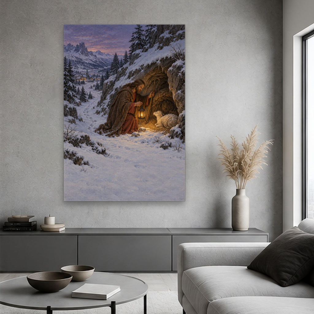Seek Thy Servant Canvas Wall Art - Christian Wall Art, hanging display