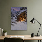 Seek Thy Servant Canvas Wall Art - Christian Wall Art, close-up of the print